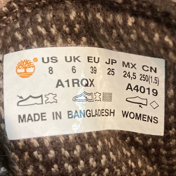 Timberland Women’s Boots NWOB Size 8 Courmayeur Valley Taupe Nubuck - Picture 10 of 12